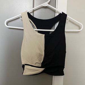Mono B Small Twist Crop Top